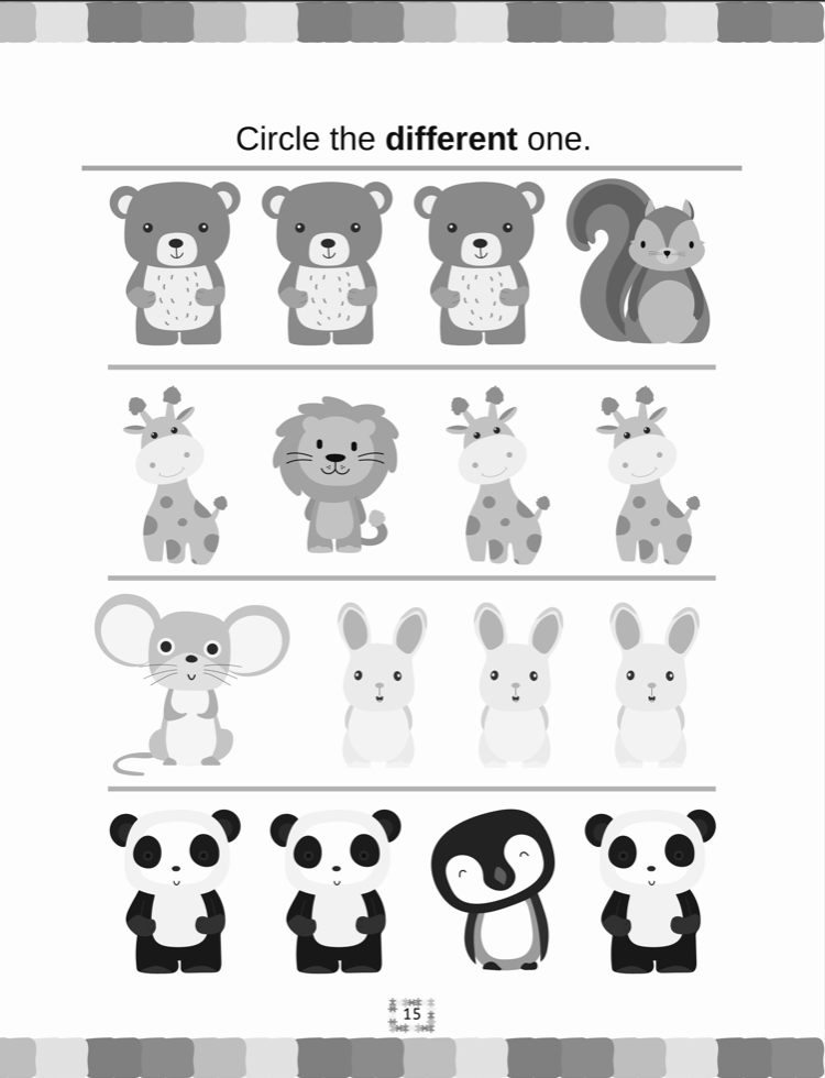 PreK-Kg Math Workbook