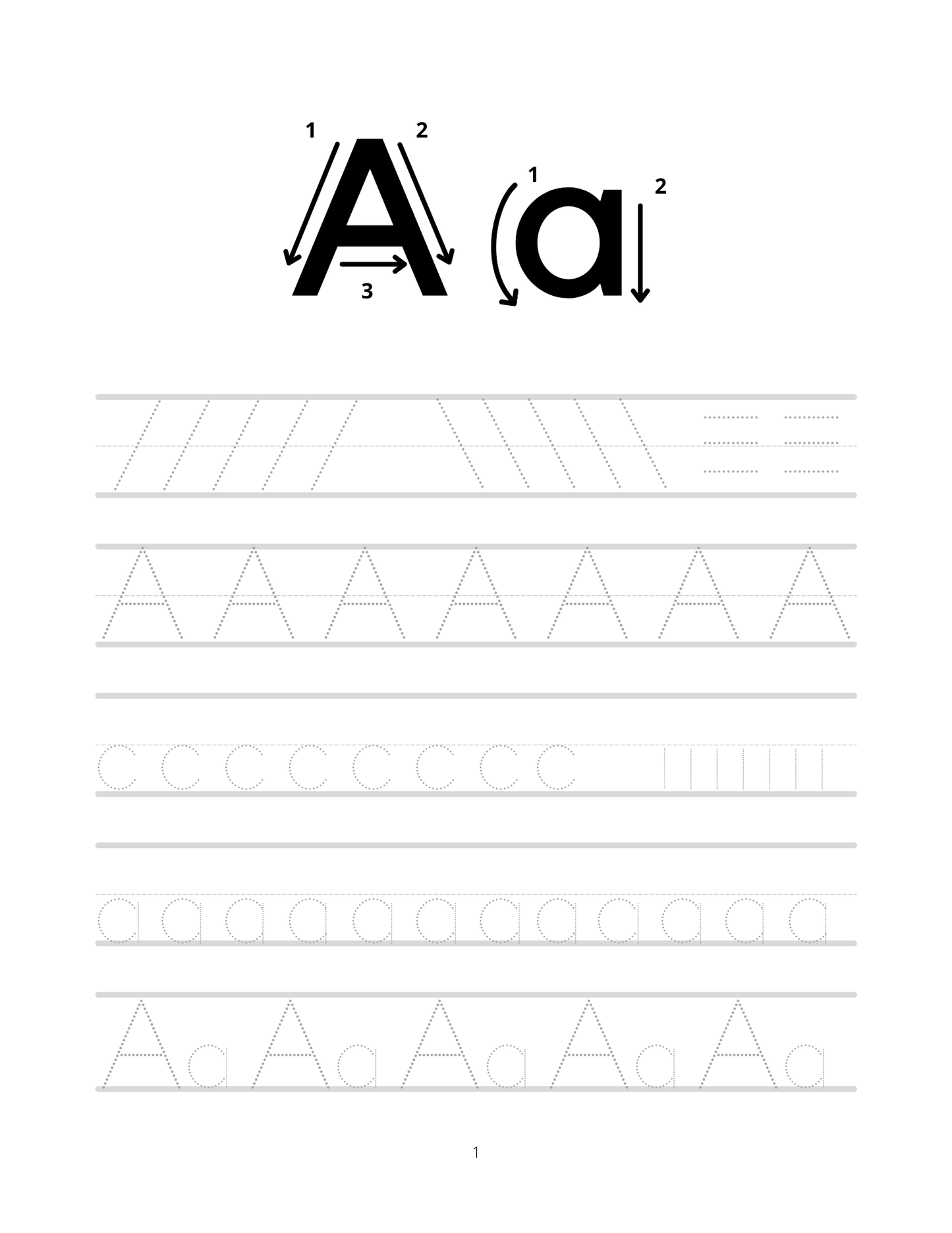 Handwriting Practice Workbook