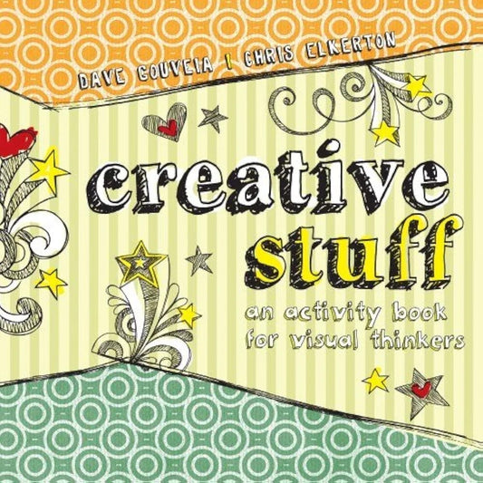Book cover of 'Creative Stuff' with decorative elements and text.