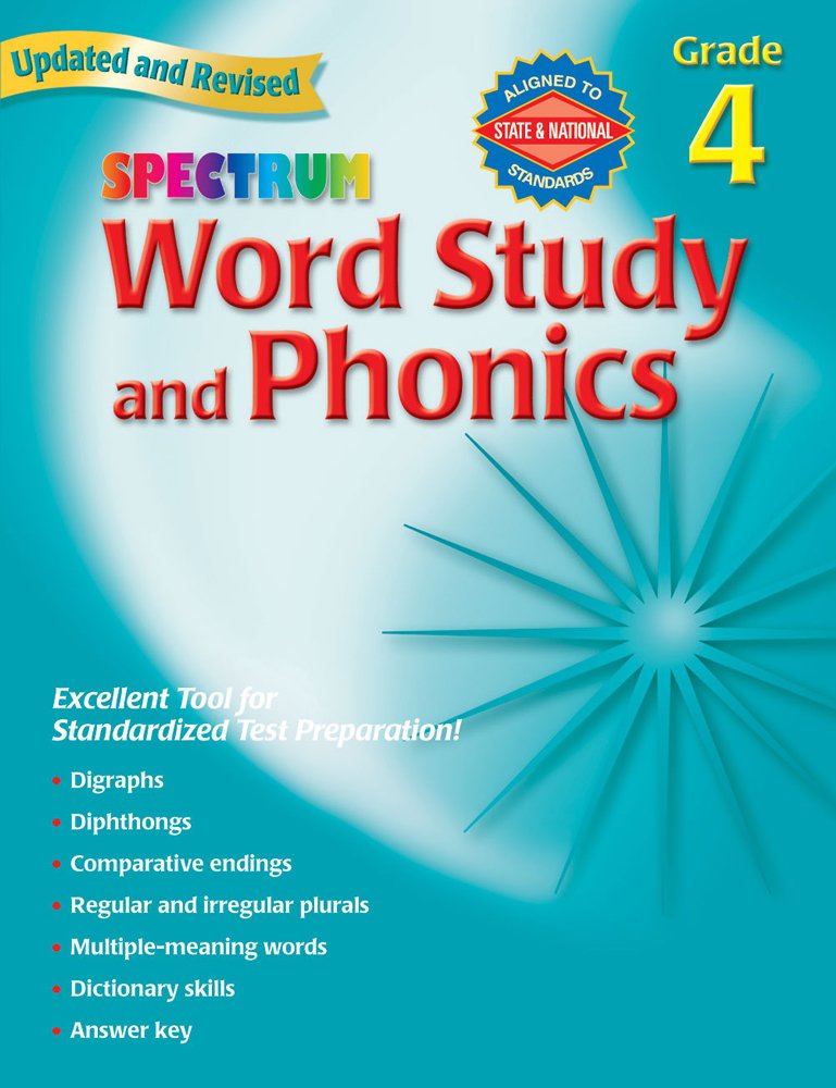 Spectrum Word Study and Phonics Grade 4