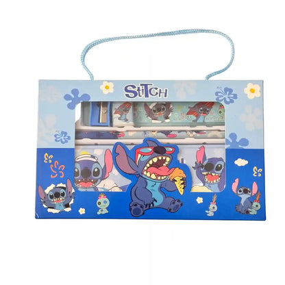 Pack of socks with Stitch design in a blue and white box
