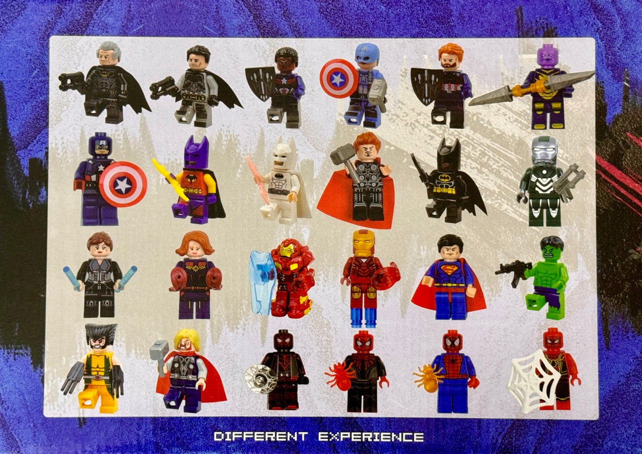 Superhero Figures Collection for building blocks