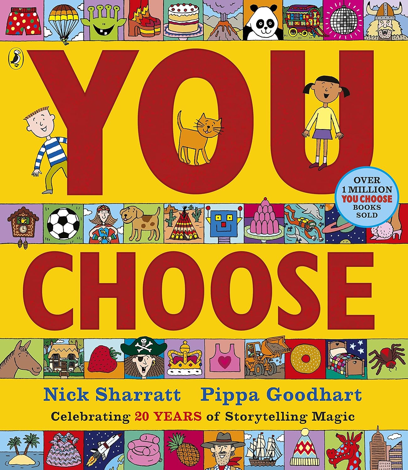 Book cover of 'YOU CHOOSE' with colorful illustrations and text