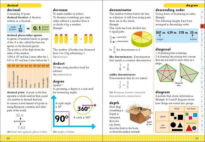 Educational book page with mathematical definitions and examples