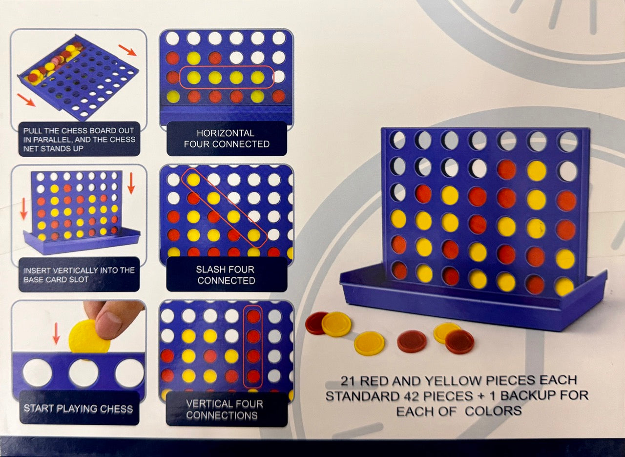 Board game with colorful pieces and instructions on a white background