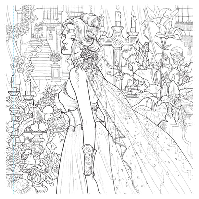 Throne of Glass Colouring Book