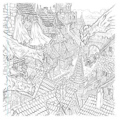 Throne of Glass Colouring Book