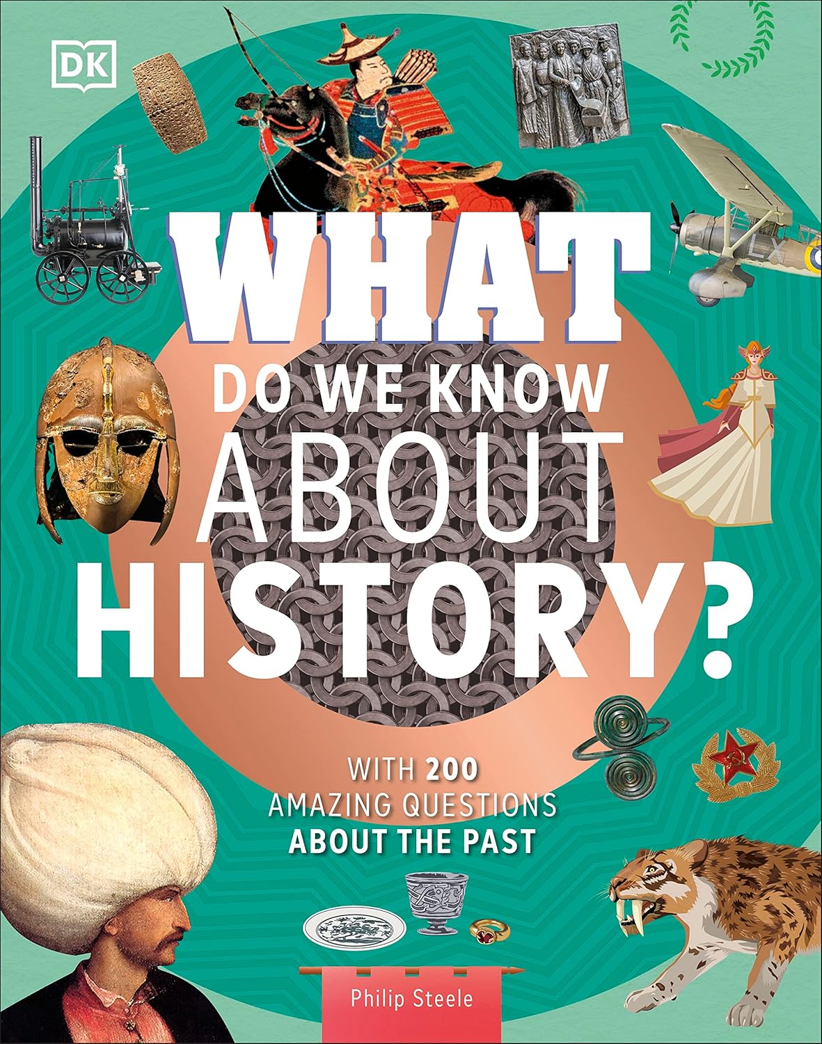 Book cover of 'What Do We Know About History?' with historical illustrations and text.